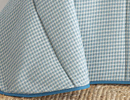 Colcha bouti Jacquard Nido 60gr color Beige, Mostaza, Rosa o Turquesa