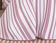 Colcha Jacquard Lances color Azul, Beige o Rosa