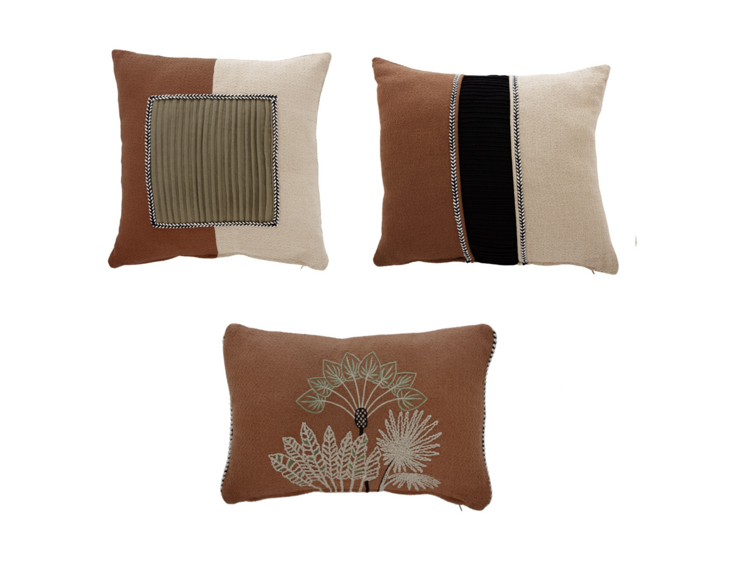 Sandeco Cojines con relleno Atalaya (Pack de 3 Unidades)