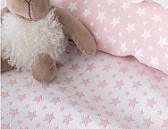 Colcha Reversible Cometa color Azul o Rosa