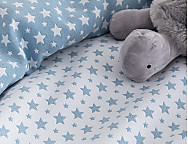 Colcha Reversible Cometa color Azul o Rosa