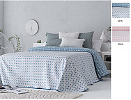 Colcha Reversible Cometa color Azul o Rosa