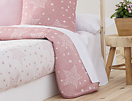 Colcha Reversible Stars color Beige o Rosa
