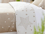 Colcha Reversible Stars color Beige o Rosa