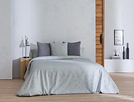 Funda nórdica Punto Camiseta 100% Algodón Astro color Nude o Turquesa