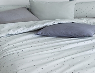 Funda nórdica Punto Camiseta 100% Algodón Astro color Nude o Turquesa