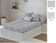 Edredón Ajustable Leo color Azul o Beige