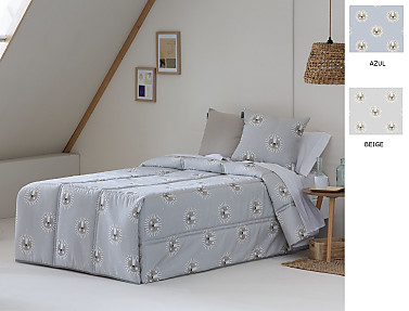 Confecciones Paula - Edredón Conforter Leo color Azul o Beige