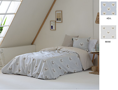 Confecciones Paula - Funda nórdica Leo color Azul o Beige