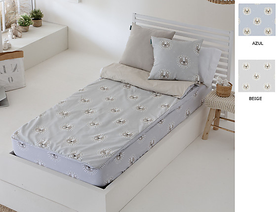 Confecciones Paula - Saco nórdico Leo color Azul o Beige