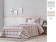 Edredón bouti Dunas doble relleno (200 gr) color Nude o Turquesa