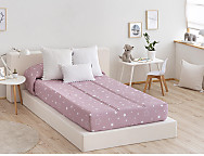 Edredón Ajustable Noche color Beige piedra o Turquesa