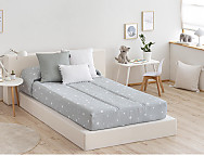 Edredón Ajustable Noche color Beige piedra o Turquesa