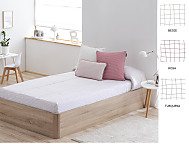 Haz clic para ampliar Edredón Ajustable Grafico color Beige, Rosa o Turquesa