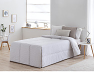 Edredón Conforter Grafico color Beige, Rosa o Turquesa