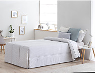 Edredón Conforter Grafico color Beige, Rosa o Turquesa