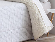 Haz clic para ampliar Edredón Sherpa Grafico color Beige, Rosa o Turquesa