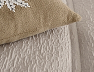 Edredón Jacquard Riaza con funda/s de cojín color 01 Blanco, 02 Beige ó 03 Gris