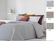 Edredón Jacquard Riaza con funda/s de cojín color 01 Blanco, 02 Beige ó 03 Gris