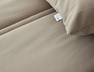 Edredón Jacquard Terciopelo Merce con funda/s de cojín color 01 Gris o 02 Lino