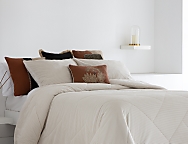 Edredón Sherpa Jacquard Pina con fundas de cojín color 01 Gris, 02 Marrón ó 03 Natural