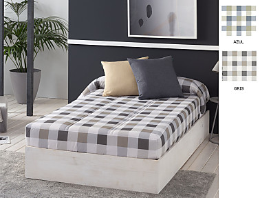 Confecciones Paula - Edredón Ajustable Icon color Azul o Gris