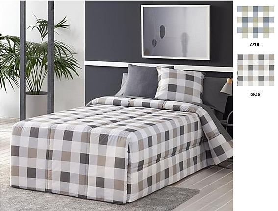 Confecciones Paula - Edredón Conforter Icon color Azul o Gris