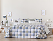 Edredón Sherpa Icon color Azul o Gris