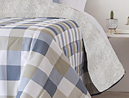 Edredón Sherpa Icon color Azul o Gris