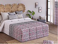 Edredón Conforter Mijas color Azul, Beige o Rosa