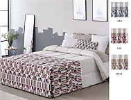 Edredón Conforter Eibar color Azul, Beige o Lila