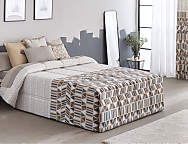 Edredón Conforter Eibar color Azul, Beige o Lila