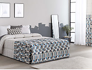 Edredón Conforter Eibar color Azul, Beige o Lila