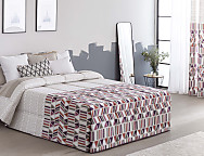 Edredón Conforter Eibar color Azul, Beige o Lila