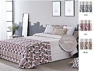 Edredón Sherpa Eibar color Azul, Beige o Lila