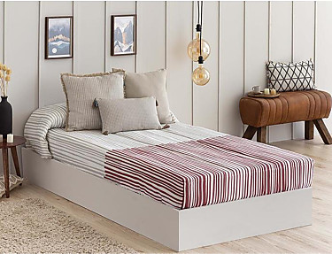 Confecciones Paula - Edredón Ajustable Loja color Caldera