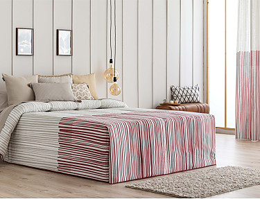 Confecciones Paula - Edredón Conforter Loja color Caldera