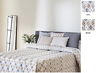 Edredón Ajustable Toledo color Azul o Beige