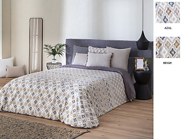 Confecciones Paula - Funda nórdica Toledo color Azul o Beige