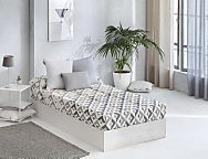 Edredón Ajustable Murcia color Gris o Rosa