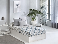 Edredón Ajustable Murcia color Gris o Rosa