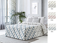 Edredón Conforter Murcia color Gris o Rosa