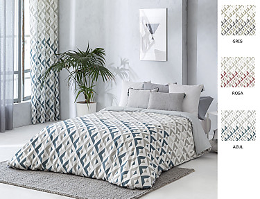 Confecciones Paula - Funda nórdica Murcia color Gris o Rosa
