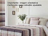 Edredón Ajustable Dover color Nude, Taupé o Turquesa