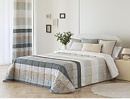 Edredón bouti Dover doble relleno (200 gr) color Nude, Taupé o Turquesa