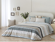 Funda nórdica Dover color Nude, Taupé o Turquesa