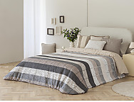 Funda nórdica Dover color Nude, Taupé o Turquesa