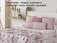 Edredón Ajustable Aranjuez color Beige o Lila