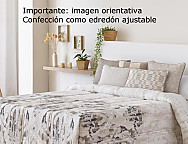 Edredón Ajustable Aranjuez color Beige o Lila