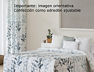 Edredón Ajustable Zamora color Azul o Beige